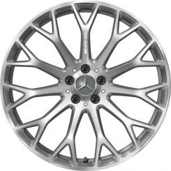 Cerchio in alluminio a razze incrociate AMG 