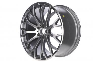Cerchio in alluminio AMG a razze incrociate 