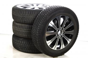 Ruote complete set 18 pollici alluminio CONTINENTAL Classe E 
