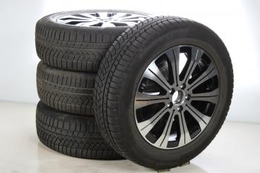 Ruote complete set 18 pollici alluminio CONTINENTAL Classe E 