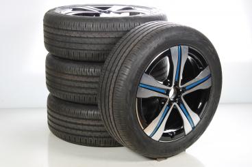 Ruote complete set 19 pollici alluminio CONTINENTAL Classe E 