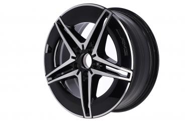 Cerchio in alluminio AMG a 5 doppie razze 