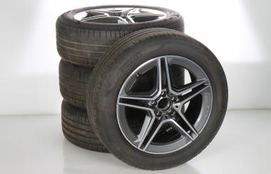 Set di ruote estive in lega da 19 pollici con pneumatici Pirelli per Classe GLB X247, Classe GLA H247, Mercedes-AMG originale
