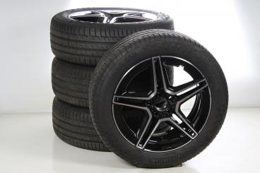 Set di ruote estive in lega da 19 pollici con pneumatici Continental per Classe GLA H247, Classe GLB X247, Mercedes-AMG originale