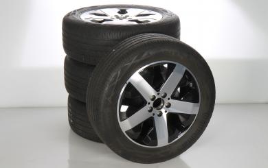 Ruote complete set 18 pollici alluminio CONTINENTAL Classe G 