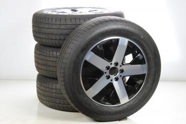 Set di ruote estive in lega da 18 pollici con pneumatici Goodyear per Classe GLA H247, Classe GLB X247, Mercedes-Benz originale