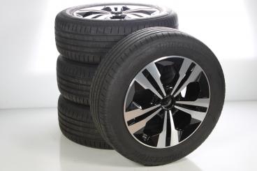 Ruote complete set 18 pollici alluminio Bridgestone Classe G 