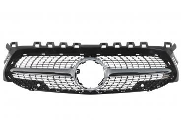 Mascherina del radiatore argento iridium opaco PTS 