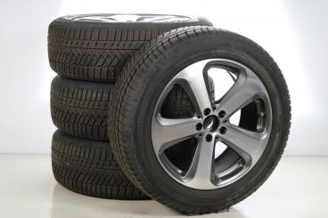 Ruote complete set 19 pollici alluminio CONTINENTAL Classe E 