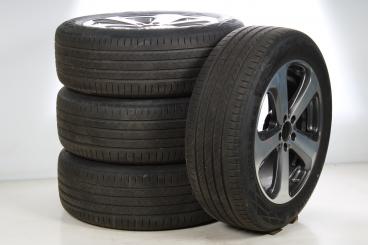 Set di ruote estive in lega da 19 pollici con pneumatici Continental per GLC-Coupe 253, GLC-SUV X253, Mercedes-Benz originale
