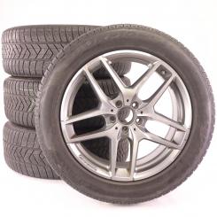 Set di ruote invernali in lega da 19 pollici con pneumatici Pirelli per GLC-Coupe 253, GLC-SUV X253, Mercedes-AMG originale