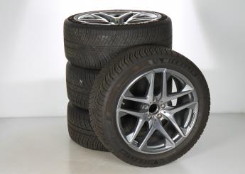 Set di ruote invernali da 20 pollici con pneumatici Michelin per GLC-SUV X253, GLC-Coupe 253, Mercedes-AMG originale