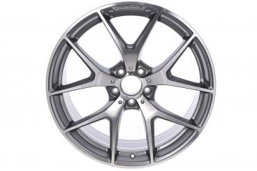 Cerchio in alluminio AMG a razze incrociate 
