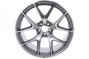 Cerchio in alluminio AMG a razze incrociate