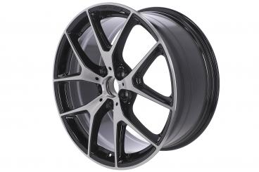 Cerchio in alluminio AMG a razze incrociate 
