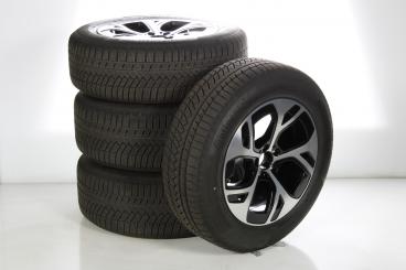 Ruote complete Set 18 pollici alluminio CONTINENTAL Classe E 