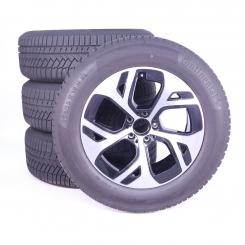 Ruote complete Set 18 pollici alluminio CONTINENTAL Classe E 