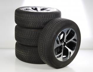 Set di ruote invernali in lega da 18 pollici con pneumatici Continental per GLC-SUV X254, GLC -Coupe 254, Mercedes-Benz originale