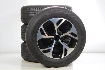 Ruote complete Set 18 pollici alluminio CONTINENTAL Classe E 