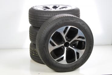 Ruote complete Set 18 pollici alluminio CONTINENTAL Classe E 