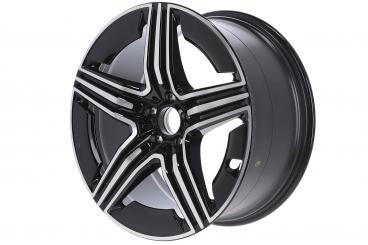 Cerchio in alluminio AMG a 5 doppie razze 