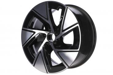 Cerchio in alluminio Aero a 5 fori 
