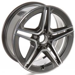 Cerchio in alluminio AMG a 5 doppie razze