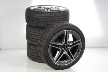 Set di ruote estive in lega da 19 pollici con pneumatici Goodyear per CLS 257, Mercedes-AMG originale