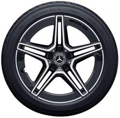 Cerchio in alluminio AMG a 5 doppie razze 