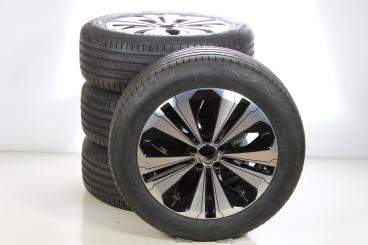 Ruote complete set 19 pollici alluminio CONTINENTAL Classe E 