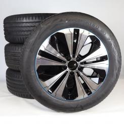 Set di ruote estive in lega da 19 pollici con pneumatici Continental per EQC 293, GLC-SUV X253, Mercedes-Benz originale