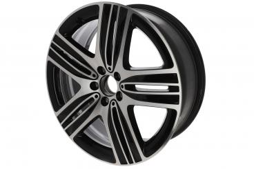 Cerchio in alluminio a 5 razze 