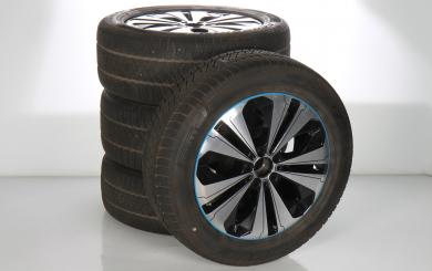 Ruote complete set 19 pollici alluminio PIRELLI Classe EQC 2 