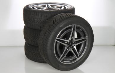 Ruote complete set AMG 19 pollici alluminio PIRELLI Classe E 