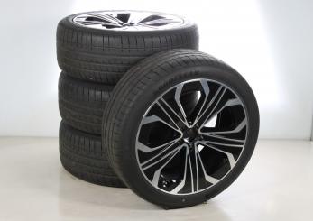 Set di ruote estive in lega da 21 pollici con pneumatici Goodyear per EQE SUV 294, Mercedes-Benz originale