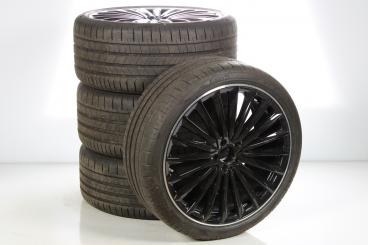 Set di ruote estive in lega da 21 pollici con pneumatici Pirelli per EQE 295, Mercedes-AMG originale