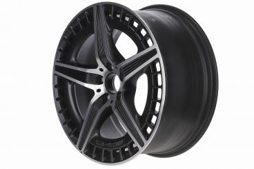 Cerchio in alluminio AMG a 5 doppie razze 