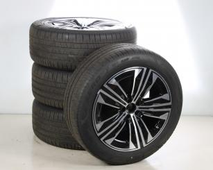 Set di ruote estive in lega da 21 pollici con pneumatici Pirelli per EQS SUV 296, Mercedes-Benz originale 