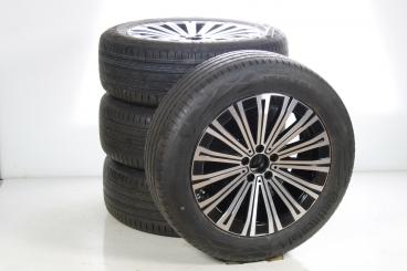 Set di ruote estive in lega da 19 pollici con pneumatici Continental per EQS 297, Mercedes-Benz originale