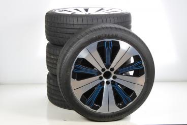 Set di ruote estive in lega da 21 pollici con pneumatici Goodyear per EQS 297, Mercedes-Benz originale