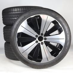 Set di ruote estive in lega da 21 pollici con pneumatici Goodyear per EQS 297, Mercedes-Benz originale