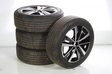 Ruote complete Set 17 pollici alluminio CONTINENTAL Citan 42 
