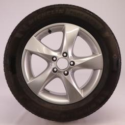 Ruota completa in alluminio MICHELIN/PilotDati 5 a 5 razze 