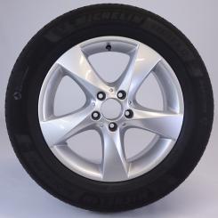 Ruota completa in alluminio MICHELIN/PilotDati 5 a 5 razze 