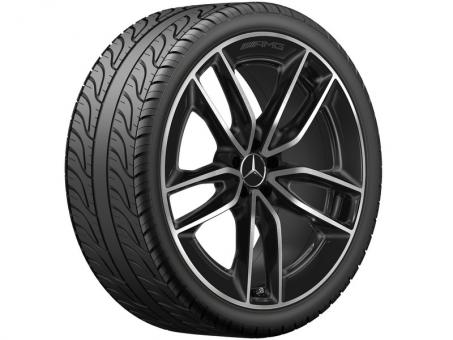 Cerchio in alluminio AMG a 5 doppie razze 