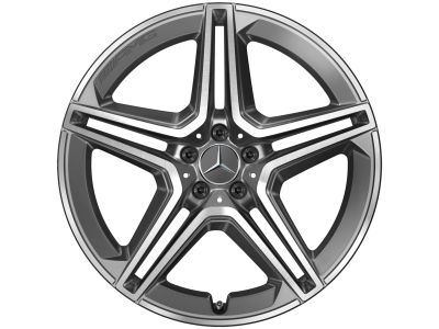 Cerchio in alluminio AMG a 5 doppie razze 