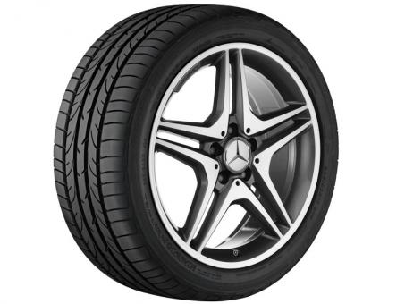 Cerchio in alluminio AMG a 5 doppie razze 