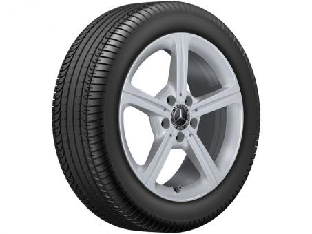 Cerchio in alluminio a 5 razze 