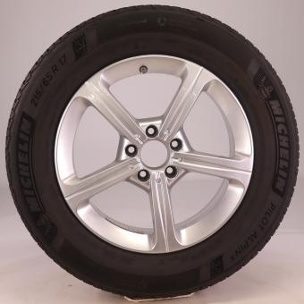 Ruota completa in alluminio MICHELIN/PilotDati 5 a 5 razze 