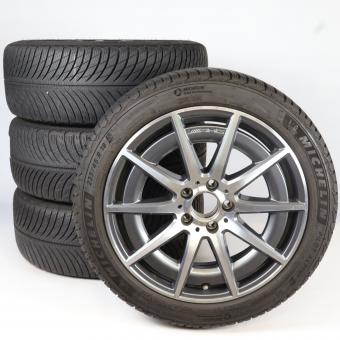 Set di ruote invernali in lega da 18 pollici con pneumatici Michelin per Classe C 206, Mercedes-AMG originale